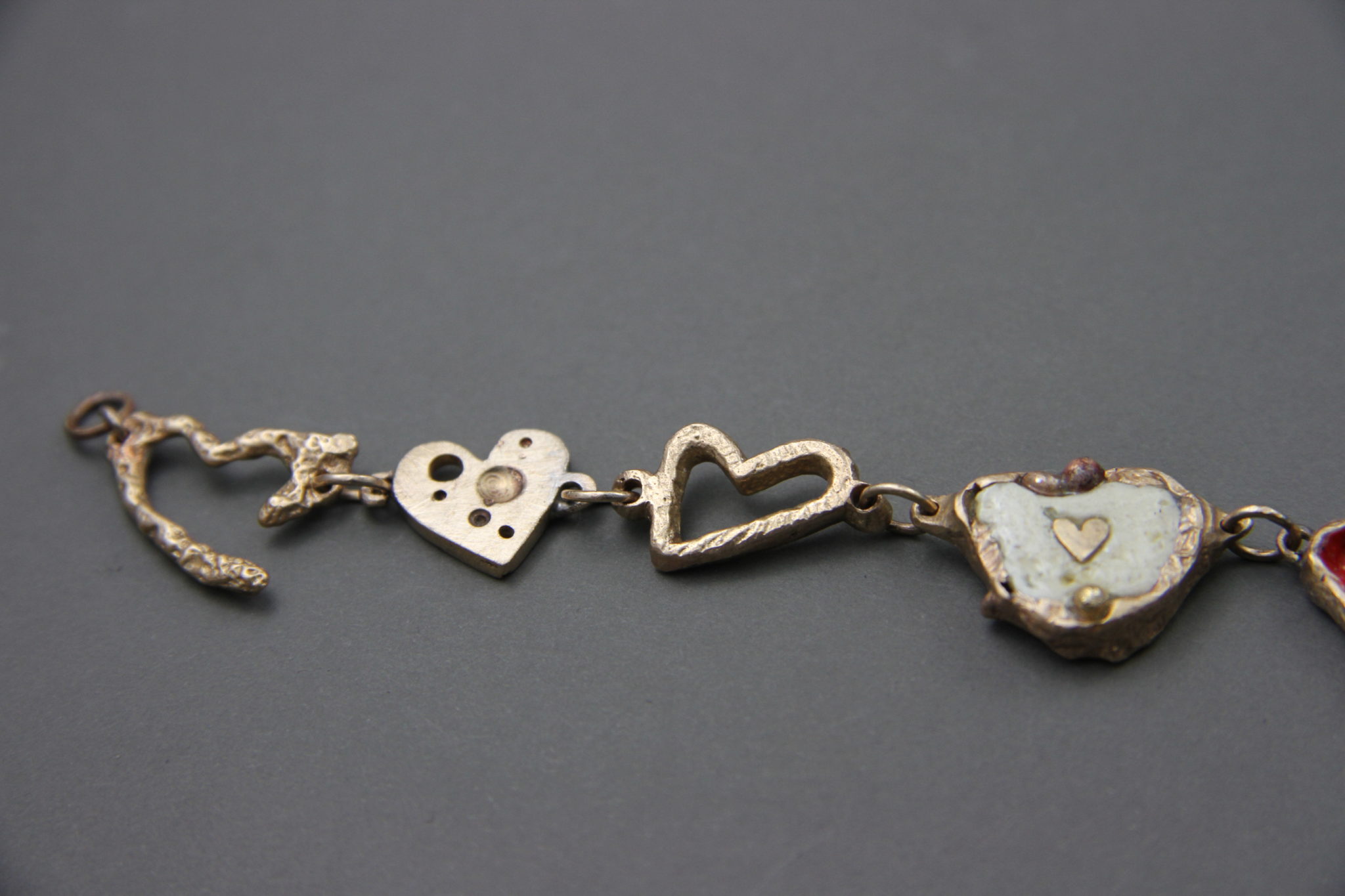 IMG_9984 "La Freccia di Cupido" Bracciale artigianale donna in Bronzo o Argento 925, fatto a mano